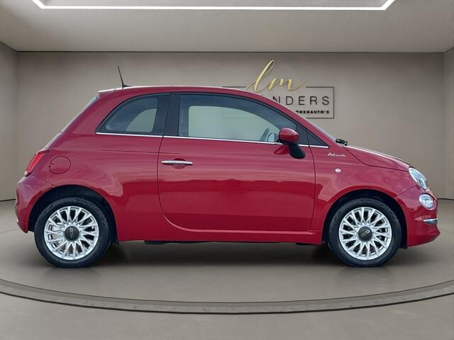 Fiat 500 1.0 Hybrid Dolcevita 2023 ROOD | Panoramadak | Airco | Apple Car