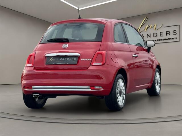 Fiat 500 1.0 Hybrid Dolcevita 2023 ROOD | Panoramadak | Airco | Apple Car