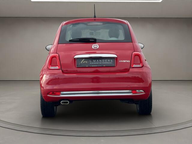 Fiat 500 1.0 Hybrid Dolcevita 2023 ROOD | Panoramadak | Airco | Apple Car