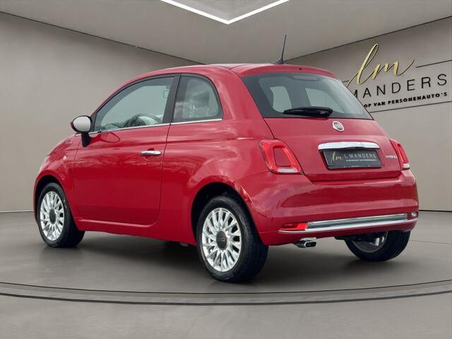 Fiat 500 1.0 Hybrid Dolcevita 2023 ROOD | Panoramadak | Airco | Apple Car