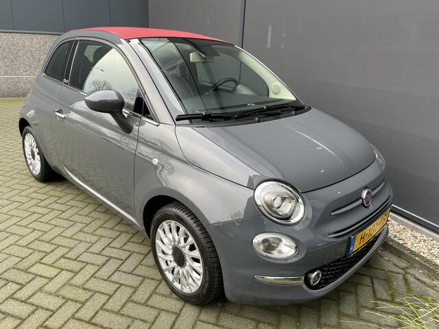 Fiat 500 Cabrio 0.9 TwinAir Turbo Lounge Airco - Cruise control - Navigatie full map - Multifunctioneel lederen stuurwiel - Mistlampen - E-bedienbare kap - 15"licht metalen velgen Pack vision met regensensor en park. sensoren achter