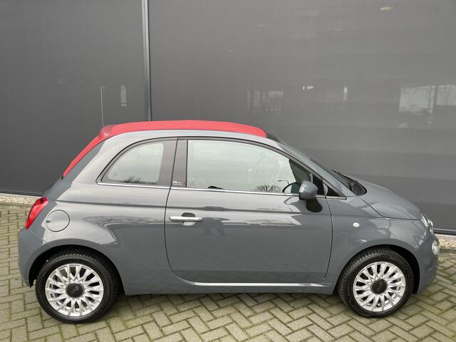 Fiat 500 Cabrio 0.9 TwinAir Turbo Lounge Airco - Cruise control - Navigatie full map - Multifunctioneel lederen stuurwiel - Mistlampen - E-bedienbare kap - 15"licht metalen velgen Pack vision met regensensor en park. sensoren achter