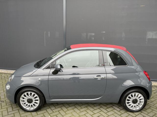 Fiat 500 Cabrio 0.9 TwinAir Turbo Lounge Airco - Cruise control - Navigatie full map - Multifunctioneel lederen stuurwiel - Mistlampen - E-bedienbare kap - 15"licht metalen velgen Pack vision met regensensor en park. sensoren achter