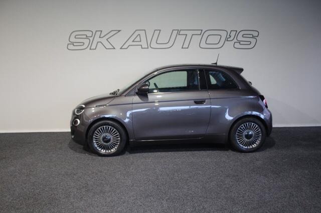 Fiat 500 ICON 42 KWH CARPLAY NAVI CLIMA CAMERA USB LED ALL-IN PRIJS!