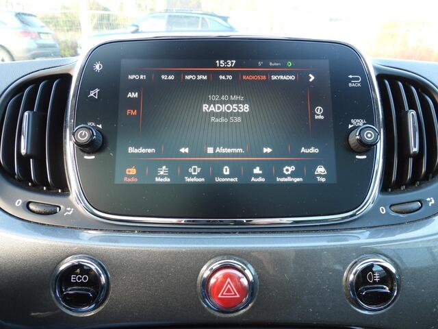Fiat 500 0.9 TwinAir Turbo Aut. Lounge AIRCO/PANODAK/PDC/LMV!