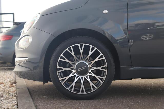 Fiat 500 1.0 Hybrid Star Panoramadak Half Leder Navigatie Clima Carplay 16 inch LMV Parkeersensor Bluetooth