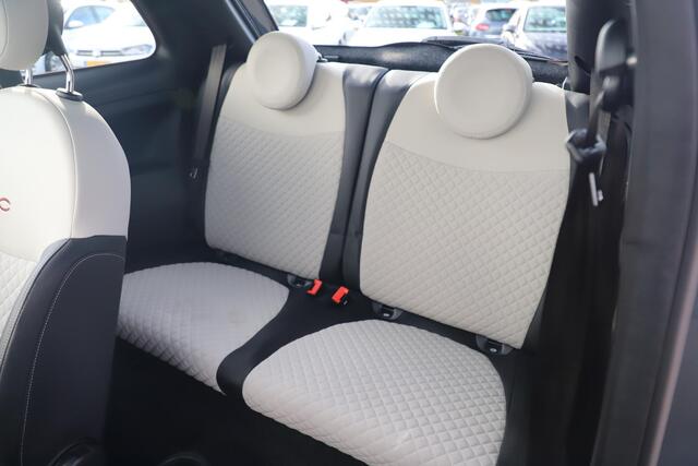 Fiat 500 1.0 Hybrid Star Panoramadak Half Leder Navigatie Clima Carplay 16 inch LMV Parkeersensor Bluetooth