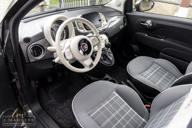 Fiat 500 1.2 Lounge 2018 GRIJS | Distributieriem nieuw | Apple CarPlay |
