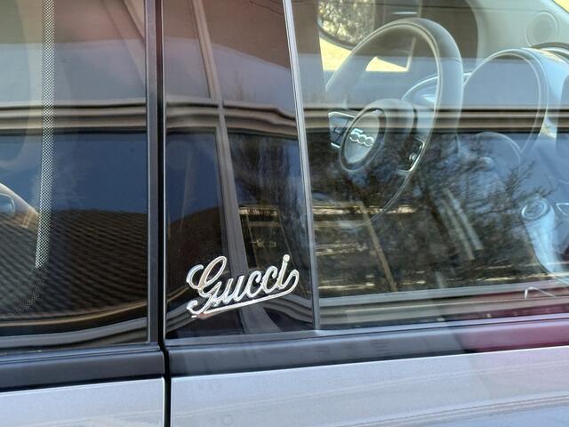 Fiat 500 Icon by Gucci 42 kWh Fiat 500 E 17" LM Diamond Cut, Gucci Logo's, Gucci Cognac Leder Unieke uitvoering!