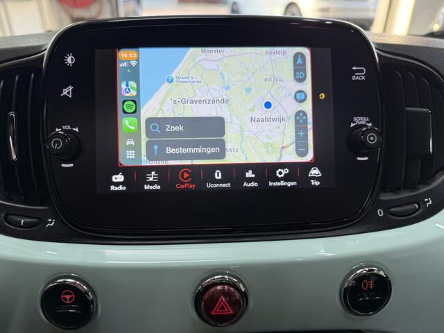 Fiat 500 1.2 Lounge Open dak/Apple