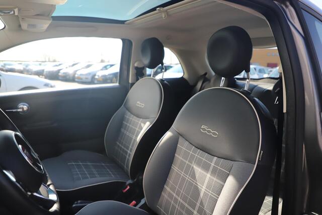 Fiat 500 0.9 TwinAir Turbo Lounge 80PK Panoramadak Airco Radio Bluetooth 15 inch LMV Parkeersensor