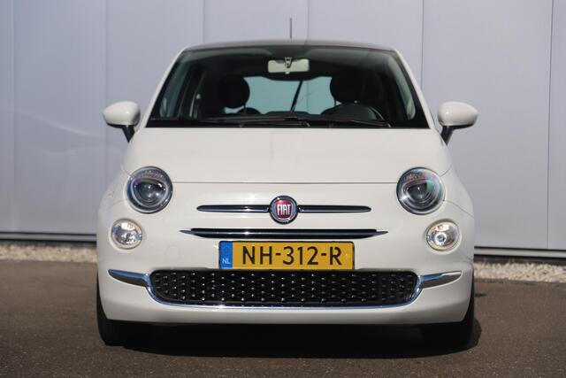 Fiat 500 0.9 TwinAir Turbo Lounge Panoramadak Radio Bluetooth Parkeersensor 15 inch LMV Parelmoer Wit