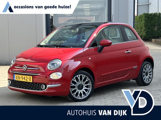 Fiat 500 0.9 TwinAir 80pk Turbo Collezione | Pano-Dak/16"/Navi/Parkeerhulp/Cruise Control