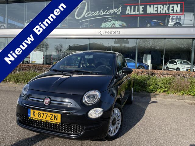 Fiat 500 1.2 Lounge Cruise control - Licht metalen velgen - Navigatie - Panoramadak - Parkeersensoren achter - regensensor - mistlampen - lederen stuurwiel