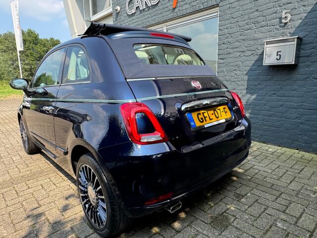 Fiat 500 1.2 Riva Cabrio + Leder + Navi -16 inch Lmv - Uniek exemplaar!