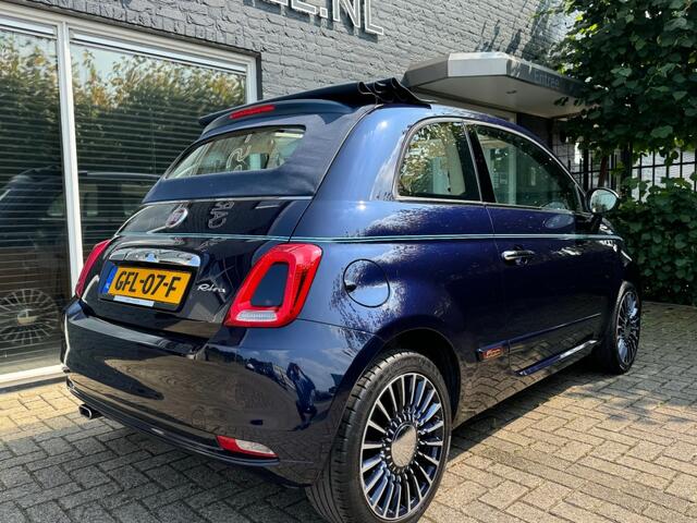 Fiat 500 1.2 Riva Cabrio + Leder + Navi -16 inch Lmv - Uniek exemplaar!