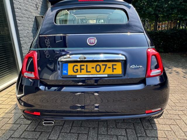 Fiat 500 1.2 Riva Cabrio + Leder + Navi -16 inch Lmv - Uniek exemplaar!