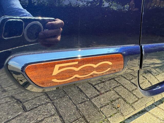 Fiat 500 1.2 Riva Cabrio + Leder + Navi -16 inch Lmv - Uniek exemplaar!