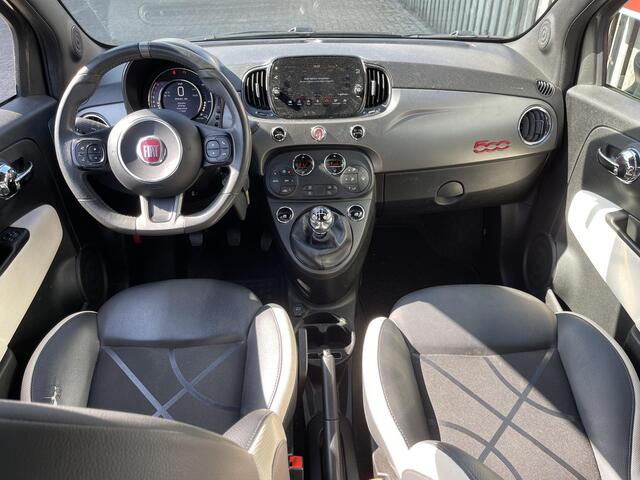 Fiat 500 0.9 TwinAir Turbo Sport 16"/Navigatie/Virtual cockpit/Climate/Cruise/PDC/DAB/Bluetooth