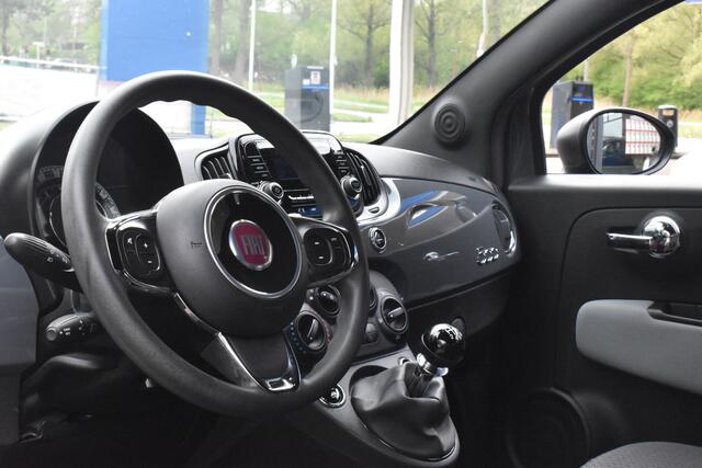 Fiat 500 1.0 Hybrid Pop Grigio Carrara 1e Eigenaar | Airco | 12 mnd BOVAG garantie Whatsapp 06-53188999