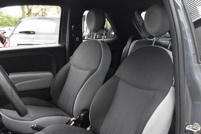Fiat 500 1.0 Hybrid Pop Grigio Carrara 1e Eigenaar | Airco | 12 mnd BOVAG garantie Whatsapp 06-53188999