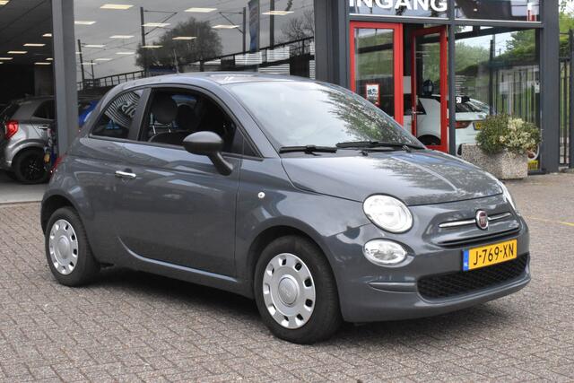 Fiat 500 1.0 Hybrid Pop Grigio Carrara 1e Eigenaar | Airco | 12 mnd BOVAG garantie Whatsapp 06-53188999