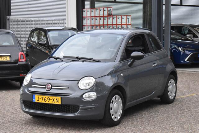 Fiat 500 1.0 Hybrid Pop Grigio Carrara 1e Eigenaar | Airco | 12 mnd BOVAG garantie Whatsapp 06-53188999