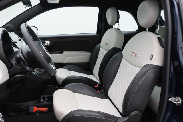 Fiat 500 0.9 TwinAir Turbo Star Leer/stof, Xenon, Apple Carplay, Climate, Cruise, PDC, 16"