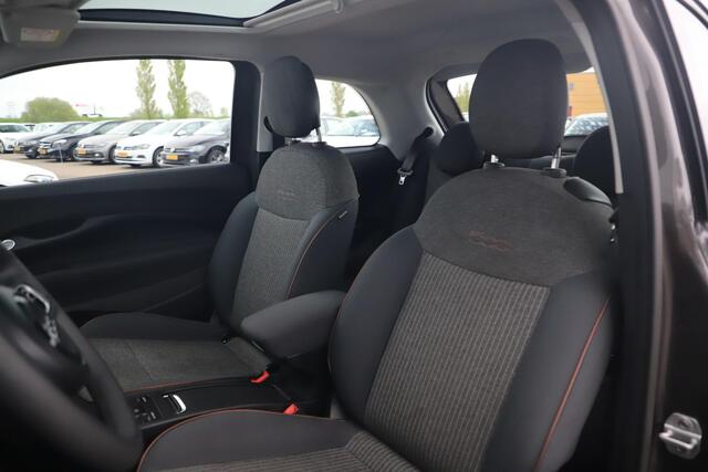 Fiat 500 Icon 42 kWh Automaat Panoramadak Navigatie LED Carplay Android Bluetooth 16 inch LMV Clima Cruise Parkeersensor