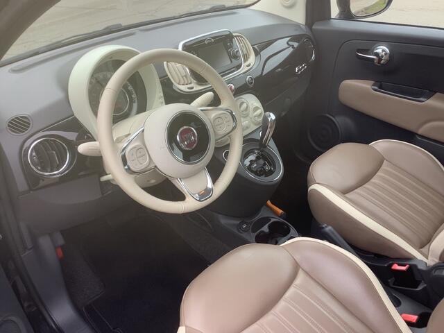 Fiat 500 schuifdak, leer, automaat, lounge turbo