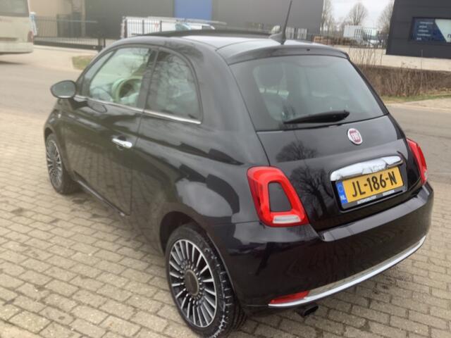 Fiat 500 schuifdak, leer, automaat, lounge turbo