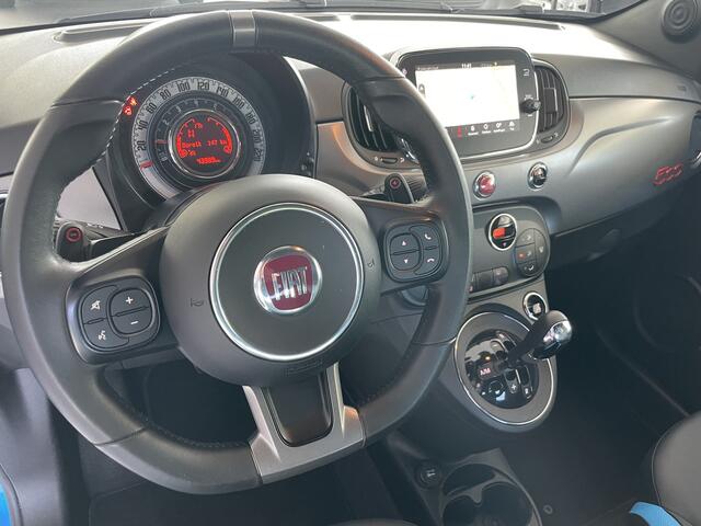 Fiat 500 0.9 TwinAir Turbo Sport Automaat - Mistlampen - Parkeersensoren achter - Licht metalen velgen - Cruise control - Navigatie - Multifunctioneel stuurwiel - extra getint glas achter