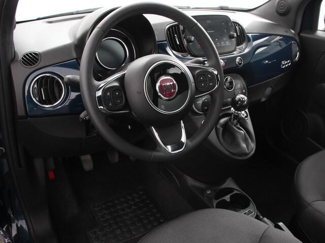 Fiat 500 1.0 Hybrid Dolcevita Finale Panorama dak Climate Control Cruise Control Navigatie Apple Carplay/Android Auto Dab Digitale Cockpit Parkeer Sensoren Lichtmetalen Velgen Led
