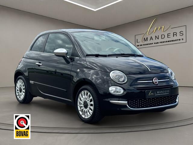 Fiat 500 1.0 Hybrid Dolcevita 2022 ZWART | Panoramadak | Display