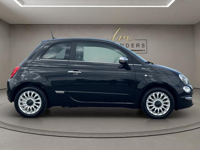 Fiat 500 1.0 Hybrid Dolcevita 2022 ZWART | Panoramadak | Display