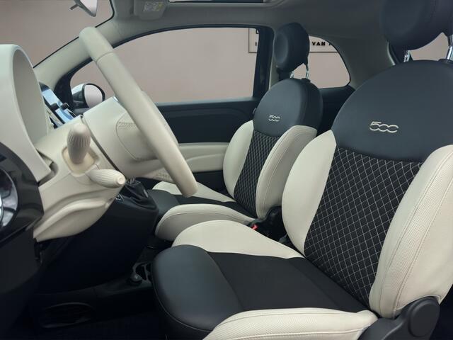 Fiat 500 1.0 Hybrid Dolcevita 2022 ZWART | Panoramadak | Display