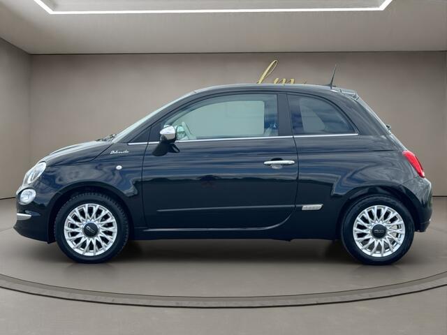 Fiat 500 1.0 Hybrid Dolcevita 2022 ZWART | Panoramadak | Display