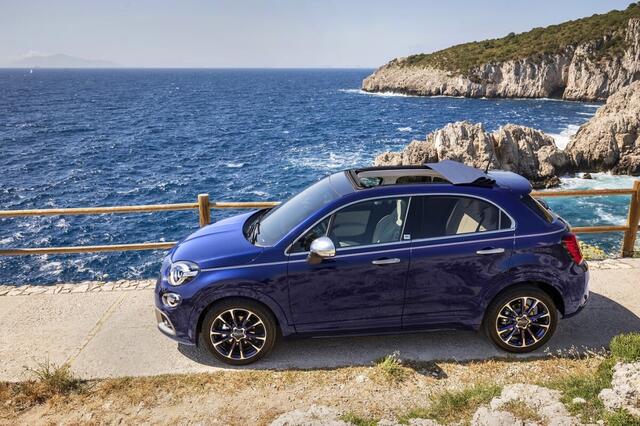 Fiat 500 1.3 Turbo Yacht Club Capri 2021 BLAUW | Cabrio | Leder | Airco