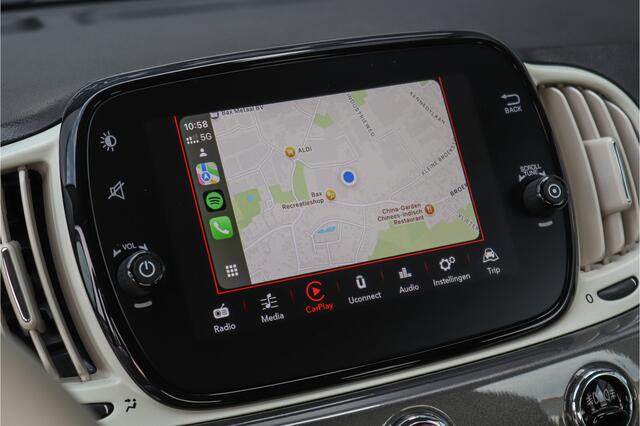 Fiat 500 1.2 Lounge Carplay Airco Cruise LM PDC Garantie