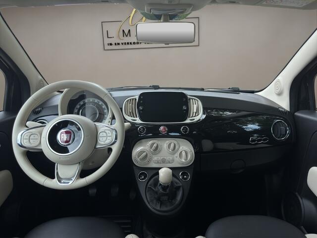 Fiat 500 1.0 Hybrid Dolcevita 2022 ZWART | Panoramadak | Display