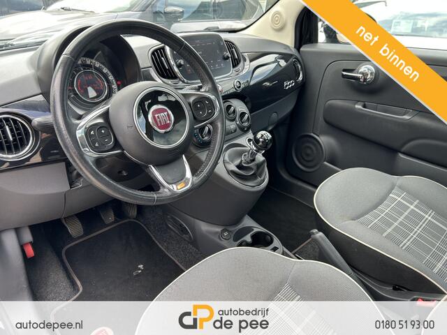 Fiat 500 1.2 Lounge GARANTIE/AIRCO/PANORAMADAK/CRUISE/EL.RAMEN/LICHTMETAAL rijklaarprijs!