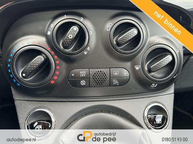 Fiat 500 1.2 Lounge GARANTIE/AIRCO/PANORAMADAK/CRUISE/EL.RAMEN/LICHTMETAAL rijklaarprijs!