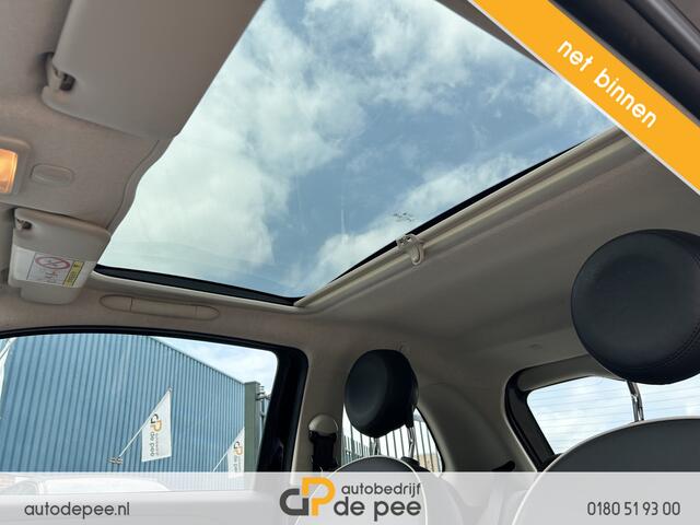Fiat 500 1.2 Lounge GARANTIE/AIRCO/PANORAMADAK/CRUISE/EL.RAMEN/LICHTMETAAL rijklaarprijs!