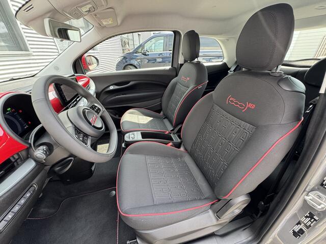 Fiat 500 RED 42 kWh Clima Navi CarPlay Cruise-Control Led