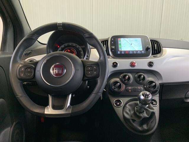 Fiat 500 1.0 Hybrid Sport AIRCO-LEDER-NAVI by CARPLAY-CRUISE-LMV