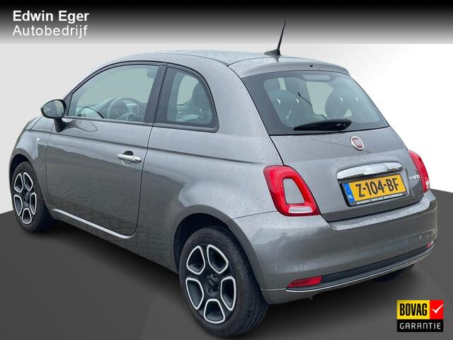 Fiat 500 1.0 Hybrid, Groot navigatie scherm, Parkeersensoren, Climate controle, cruise control