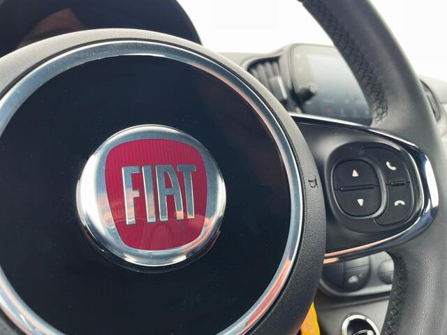 Fiat 500 1.0 Hybrid, Groot navigatie scherm, Parkeersensoren, Climate controle, cruise control