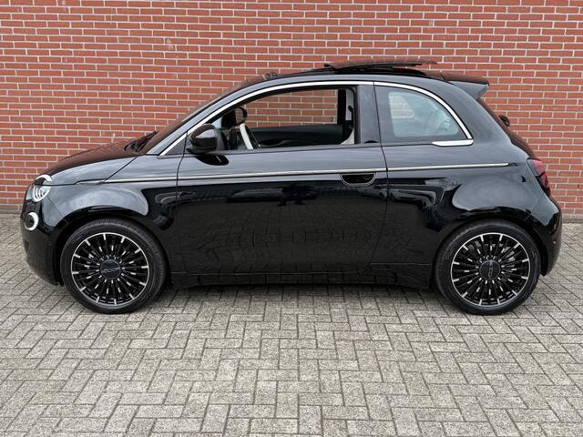 Fiat 500 LA PRIMA 42 KWH SCHUIF/KANTEL NAVI CLIMA CAMERA PDC STOELV