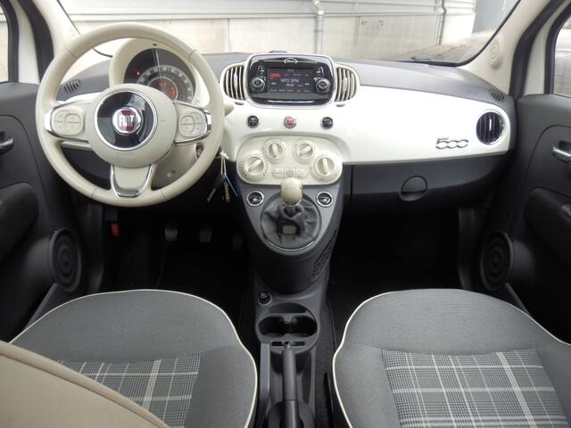 Fiat 500 1.2 Lounge 4 cil. I Panorama dak I Airco I