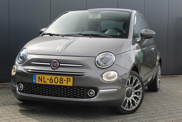 Fiat 500 0.9 Turbo Lounge | incl. 12 maanden garantie | Navigatie | Lichtmetalen velgen | Panorama dak | Airco | Bluetooth | Spraakbediening | Half lederen bekleding | DAB+ radio | Mistlampen voor | Origineel NL auto | Onderhoudshistorie aanwezig |
